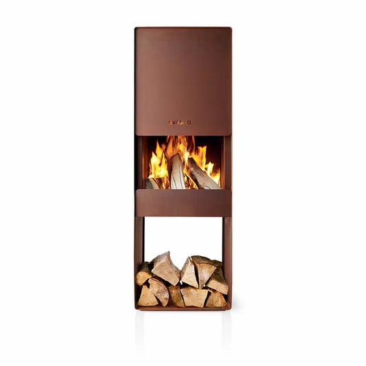 Firebox Garden Wood Burner Corten Steel
