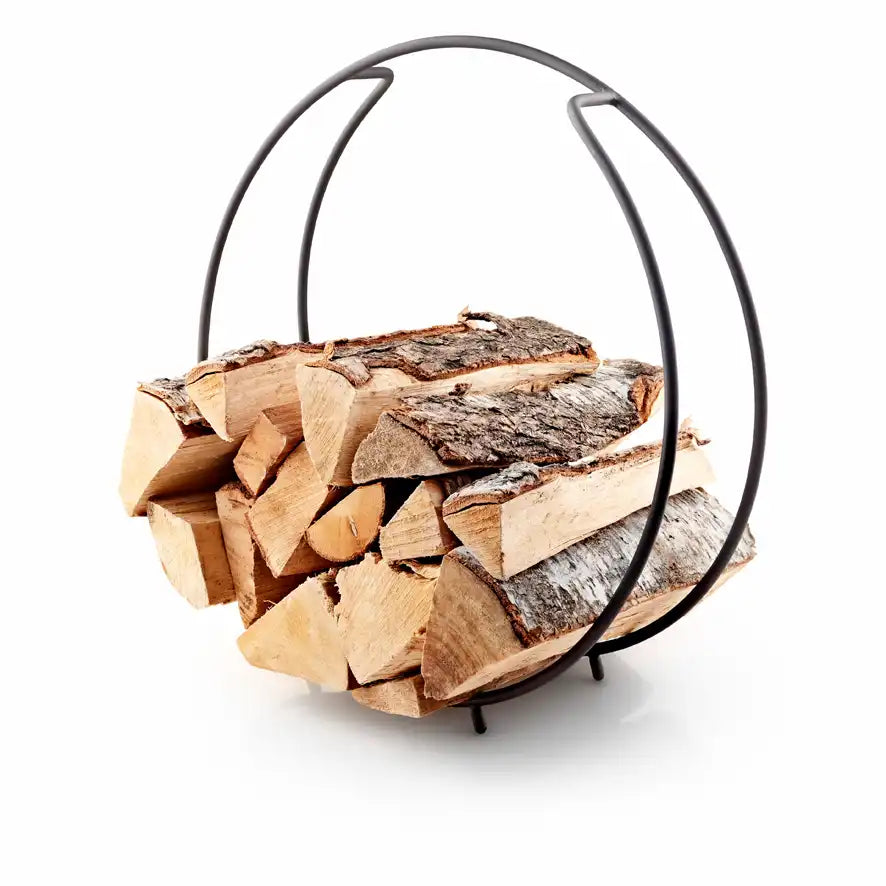 Fireglobe Log Holder - Powder Coated Steel