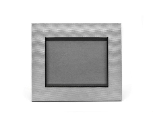 Leather Photo Frame Light Grey