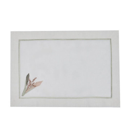 White dining table mat, table cloth