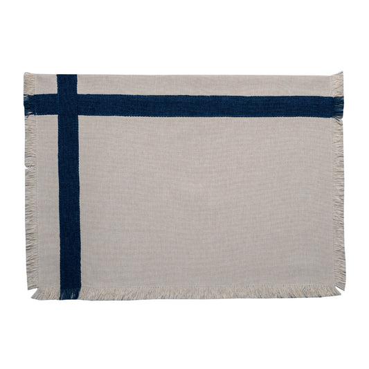Blue Linen Table cloth, table mat