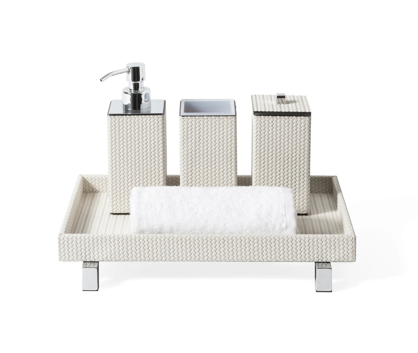 Poseidon Square Bathroom Set Cream