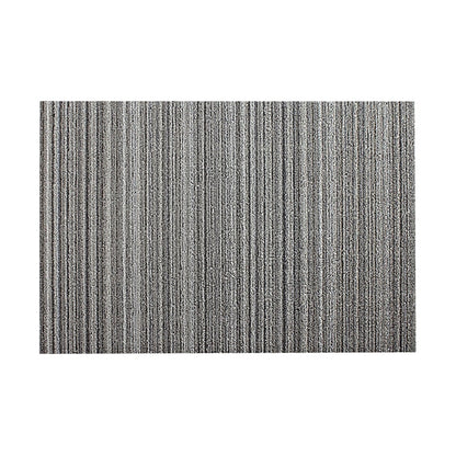 Chilewich's Shag Skinny Stripe is a durable and attractive doormat with vinyl backing. Dining table mat
