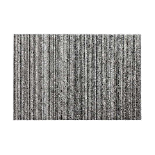 Chilewich's Shag Skinny Stripe is a durable and attractive doormat with vinyl backing. Dining table mat
