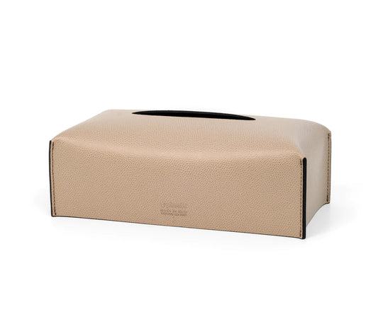 Soft Rectangular Tissue Box Taupe