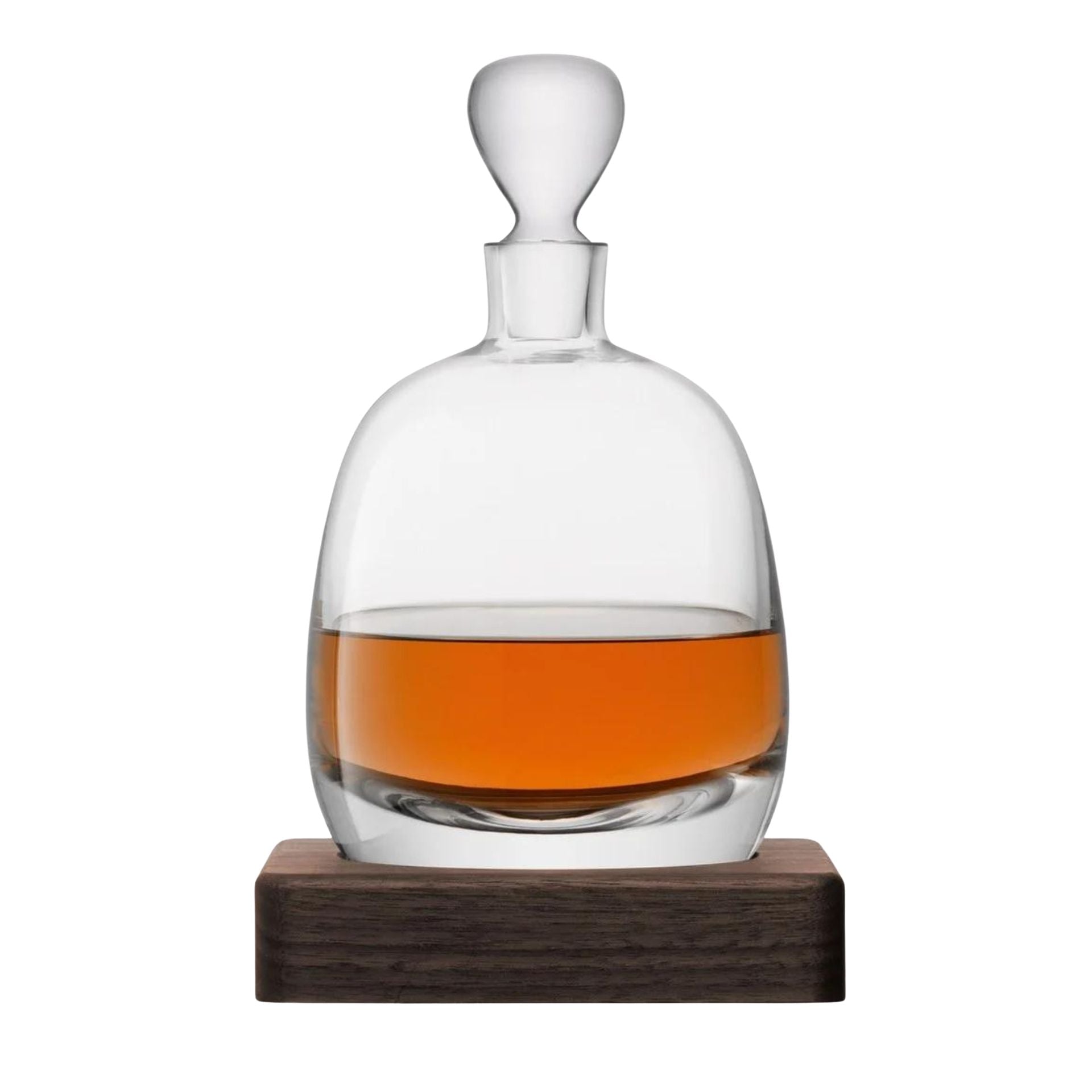 Whisky Islay Decanter & Walnut Base 1L