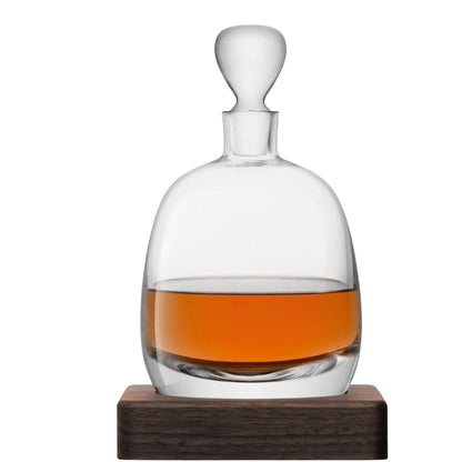 Whisky Islay Decanter & Walnut Base 1L