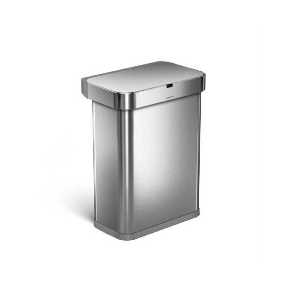 simplehuman Voice and Motion Sensor Bin, Rectangular-